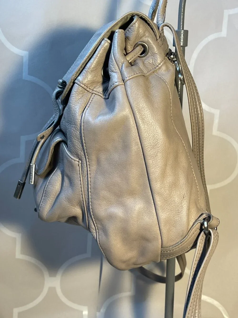 Lancaster Paris Leather Backpack | Made in France | Genuine Leather